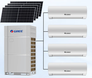 El Mejor Aire Acondicionado Inverter Híbrido de 18000Btu/12000Btu, Compatible con Autocaravanas y Hoteles, Mini Split para Uso Doméstico, Controlado por Aplicación - Product Image 1