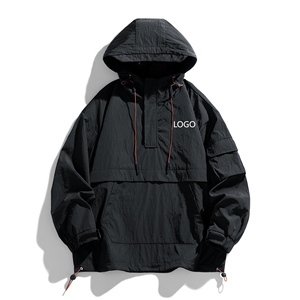 Factory Wholesale Men's Winter Windbreaker <b>Jacket</b> Popular Fashion Plus Size <b>Long</b> Sleeve Wholesale <b>Waterproof</b> Zipper Techniques - Product Image 4