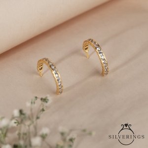 ต่างหูคริสตัลเงินสเตอร์ลิง Te Amo - Product Image 2