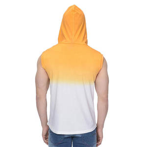 2026 Winter <b>Men</b> Casual style <b>Men's</b> Solid Color Loose fit Cotton <b>Sleeveless</b> <b>hoodies</b> New Arrival Blank Custom Logo <b>sleeveless</b> hood - Product Image 4