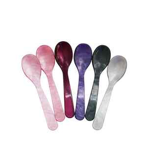 Handmade Indian Re-usable Flatware Set of 6 Mirrored <b>Wooden</b> <b>Cutlery</b> with Steel Eco-Friendly and Stylish - Product Image 1