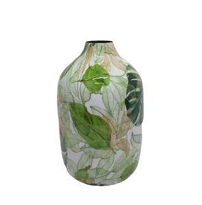 Diseño elegante mesa decorativa hierro/florero de madera calcomanía esmalte acabado para el hogar y la boda decoración hecha a mano - Product Image 2