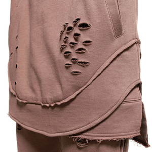 Sweat à capuche vintage personnalisé en coton 100% French Terry délavé à l'acide, coupe oversize pour streetwear avec technique de gonflage des manches - Product Image 6