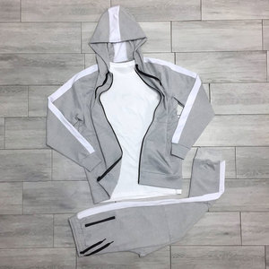 OEM Service <b>Men's</b> <b>Top</b> Trending Slim Fit Tracksuit <b>Long</b> <b>Sleeves</b> and Lightweight Cotton Fabric Sets Style - Product Image 2