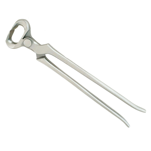 Instrument vétérinaire de pince à sabot incurvé de chaussure de cheval vétérinaire de lame résistante pour le soin d'ongle de cheval et de bétail - Product Image 5