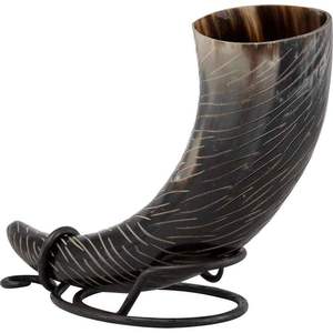 LATEST CUSTOM DESIGN ANINQUE VIKING DRINKING Original Horn with Stand Manufacturer Indian Factory for Christmas Party - Product Image 6