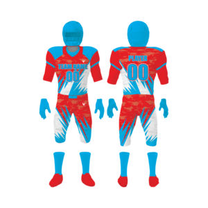 Ensemble d'uniformes de football américain sur mesure de haute qualité, logo personnalisé, taille plus, respirant, séchage rapide, 100% polyester, vêtements de sport - Product Image 2