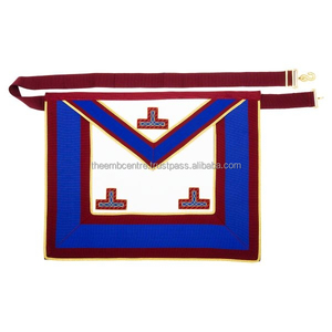 Mark Provincial Regalia Elegant Embroidery Apron Adjustable Waist Strap Durable <b>Material</b> Manufacturer Supply - Product Image 1