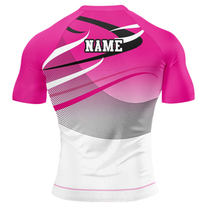 MMA Rash Guards à vendre Custom Made Sublimation Design Adults Fitness BJJ Compression Shirt pour hommes - Product Image 2