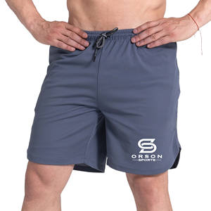 OEM Men's Quick Dry Summer Sports Gym Shorts Double <b>Layer</b> Athletic Workout Running Shorts Solid Pattern Wholesale for Men Women - Product Image 2