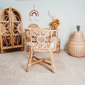 Juego de cunas de mimbre hechas a mano para bebés, juguetes de cama para dormir, cuna de juguete, mini muñeca de mimbre - Product Image 4