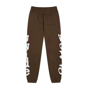 Puff Printing Sweatpants Unisex High Quality 100% Cotton Jogger Screen Printing Pants Drawstring Sweatpants - Product Image 6