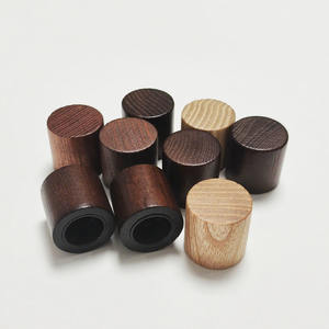 Tampa De Madeira De Design Simples Personalizado Tampa De Perfume De Madeira Tampa De Garrafa De Perfume De Madeira - Product Image 3