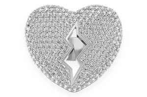 9.00Ct Hip Hop VVS Moissanite Or blanc Diamant taille ronde Glacé Bague de fiançailles personnalisée pour homme Argent sterling 925 - Product Image 4