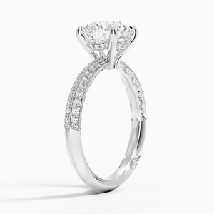 Bague de fiançailles intemporelle en or 10 carats avec symétrie rayonnante en diamant marquise cultivé en laboratoire pour les mariages et les fêtes - Product Image 6