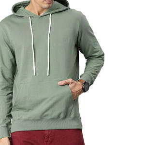Sweat à capuche pour homme, streetwear, coton doux, léger, manches longues, coupe ample, chaud, tendance, logo personnalisé, OEM ODM - Product Image 1