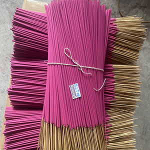 Varillas de Incienso de Bambú Rosa de 10 Pulgadas |   Uso Religioso |   Aroma Duradero |   Calidad Premium |   Suministro Directo de Fábrica - Product Image 1