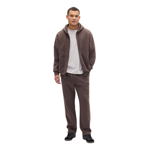 Ensemble de survêtement décontracté en molleton de coton respirant, coupe ample et oversize, 2 pièces, pour le jogging – Vente en gros - Product Image 1