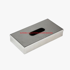 Porte-boîte à mouchoirs élégant en laiton doré fait à la main, distributeur en métal décoratif organisé pour table à manger, bureau, prix abordable - Product Image 6