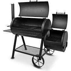 Oklahoma joe's Offset Highland moderno 5 posti in acciaio al carbonio in acciaio fumatore griglia pieghevole ferro per cucine casa campeggio - Product Image 4