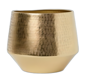 Vente chaude Golden Luxury Round Flower Vase Minimal Decor pour Home Office Hotel and Garden Unique Design - Product Image 3