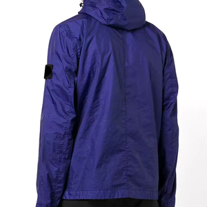 Chaqueta Cortavientos de Lona de Secado Rápido con Botones Cubiertos, Diseño Casual Holgado, Talla Grande, Alta Calidad, para Hombre, Estilo Urbano, Invierno - Product Image 5