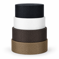 Sangle en nylon haute résistance torsadée, texturée effet bambou, couleur unie, haute ténacité, résistante à l'abrasion, pour extérieur