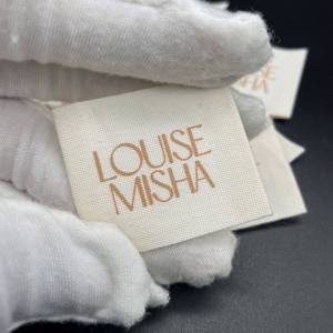 Tốt Nhất Bán Tùy Chỉnh 100% Cotton In Quần Áo Nhãn Vải Logo Tag In May Mềm Nhãn Cho Phụ Nữ Phù Hợp Với Và Túi Xách - Product Image 1