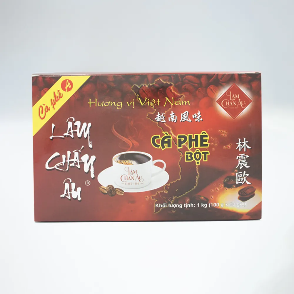 Miscelazione caffè macinato caffè medio tostato caffè in polvere scuro arrosto odore aromatico personalizzato imballaggio in Vietnam all'ingrosso