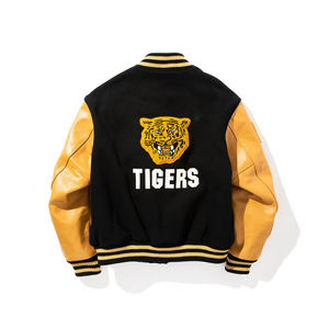 Veste à écussons brodés OEM personnalisée à la mode pour hommes veste Letterman de l'université universitaire pour hommes - Product Image 2