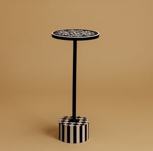 Taburete de rayas de madera otomana de alta calidad para espacios pequeños, sala de estar, dormitorio, acento - Product Image 2