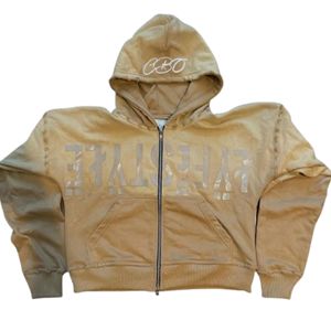Sudaderas con capucha de algodón pesado 100% para hombre con impresión de logotipo personalizado, sudaderas de invierno - Product Image 1