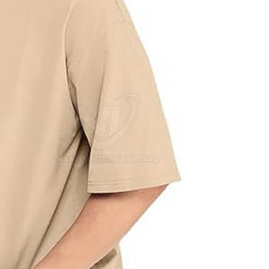 Cómoda camiseta con hombros caídos para hombre de secado rápido hecha de 100% algodón - Product Image 6