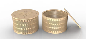 Chaud fantaisie moderne en bois couvercle en acier inoxydable fantaisie porte-cire pour la maison et la décoration de mariage bougeoir pour la décoration de la maison - Product Image 4