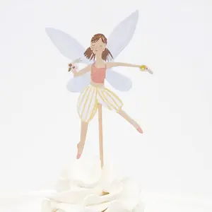 Fairy Cupcake Toppers Flower Fairy Party Cupcake Toppers Fairies Party Cake Picks Garden Birthday Party Decorations