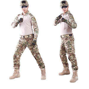 Tenue de travail tactique professionnelle double sécurité, camouflage, tissu en toile, imperméable, respirant, pour la sécurité en extérieur et l'entraînement - Product Image 6