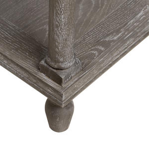 โต๊ะข้างเตียงทำด้วยมือสไตล์บ้านไร่ไม้เนื้อแข็งตู้ข้างเตียงปรับแต่งได้พร้อมขาไม้ - Product Image 5