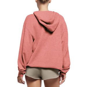 2025 nueva ropa de calle personalizada de alta calidad, sudaderas con cremallera de algodón para mujer, sudaderas con cremallera de manga larga multicolor para sudaderas básicas - Product Image 2