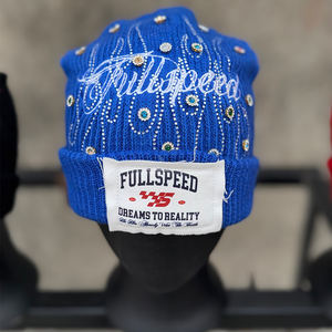 Prix de gros, bonnets d'extérieur avec votre logo, matériau personnalisé, bonnets en strass pour la vente en ligne - Product Image 1