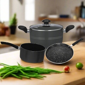 Set di pentole antiaderenti della migliore qualità 4 pezzi essenziali per la cucina-nuovo arrivo/casseruola/padella per il latte/teglia per Pizza - Product Image 2