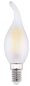 Lampada a candela LED, punta opaca, E14, 6W, 800 Lm, 3000K (B&B 121177) - Product Image 1