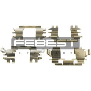 Set di clip per freni a disco FEBEST (0303-EUF-KIT) - Product Image 1