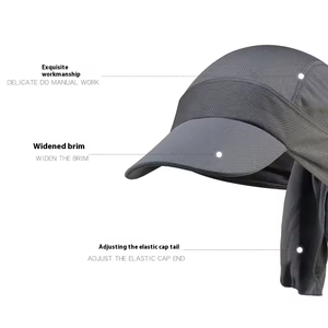 Casquette de cyclisme, de course à pied et de moto avec logo personnalisé, nouvelle conception, respirante, doublure de casque respirante, casquette en maille ondulée - Product Image 5