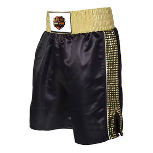 Pantalones Cortos Profesionales de Kickboxing Ecológicos y Ligeros con Cintura Ancha y Costuras Reforzadas para Sparring y Práctica en el Gimnasio - Product Image 1