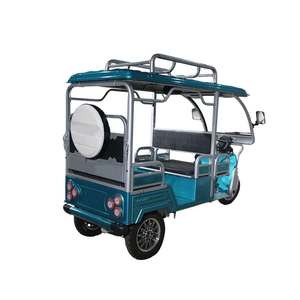 Rickshaw électrique à 3 roues de haute qualité, à batterie, pour 4 passagers, Tuk-tuk, <span class=keywords><strong>Toto</strong></span>, Pedicab, ouvert, pas cher, vente en gros - Product Image 1