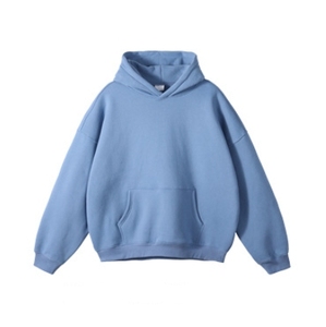 Drop Shoulder Hoodies Lightweight & Warm Trendy Pullover Hoodies Stylish Streetwear Fleece Men's Pullover Hoodies - Product Image 6