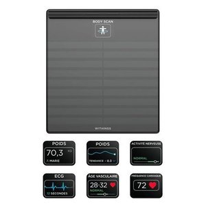 เครื่องตรวจสุขภาพ bilancia pesapersone สแกนร่างกายอัจฉริยะสีดำ WBS08สีดำ - Product Image 4