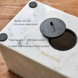 Carrara โกศหินอ่อนแท้สำหรับผู้ใหญ่โกศตกแต่ง - Product Image 6