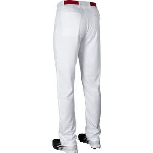 Pantalones de béisbol para hombre, pantalones de uniforme de ajuste elástico, pantalones de entrenamiento atlético, ropa deportiva de equipo con cintura elástica y Trabillas para cinturón - Product Image 4