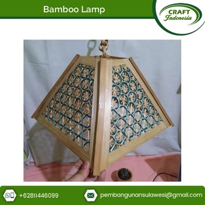 Hot Selling Handmade Bamboo Energy Saving Warm White Hanging Lamp Decorative Pendant <b>Light</b> 2-Year Warranty for Living Room - Product Image 2